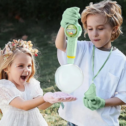 Smoke bubble machine elastic magic wand - Green